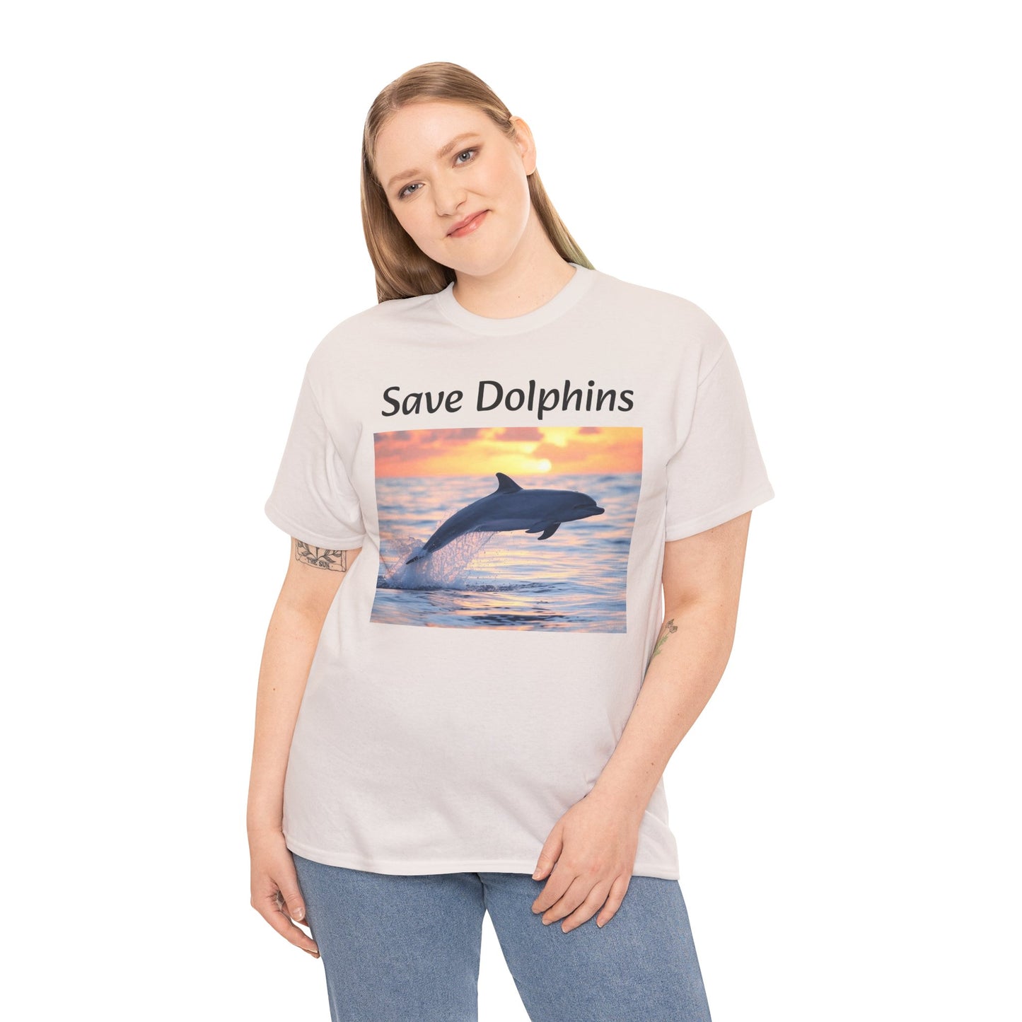Save Dolphins Awareness T-Shirt (Inspire Your Friends)