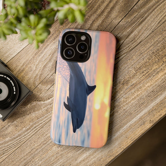 Dolphin Sunset Phone Case