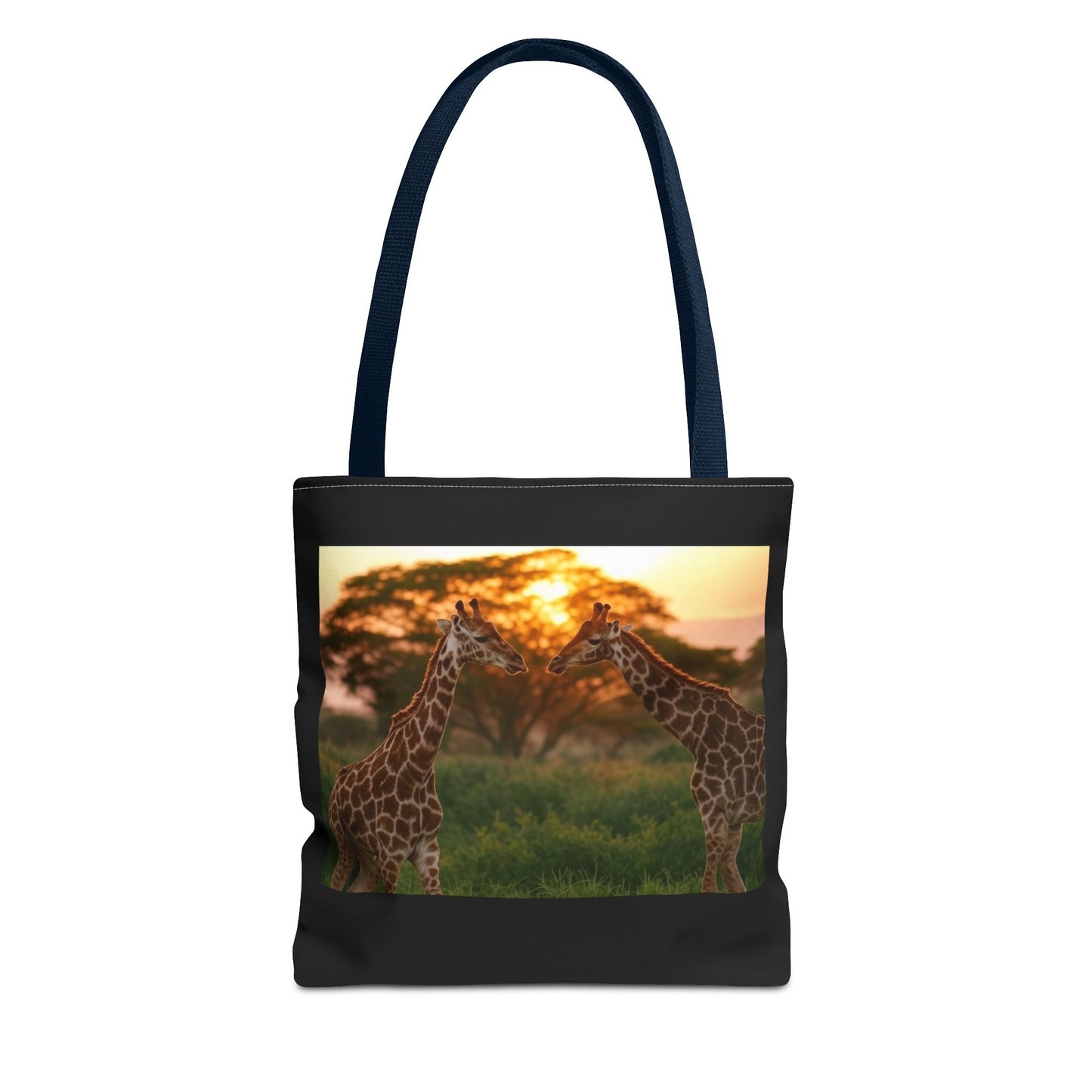 Sunset Giraffe Tote Bag