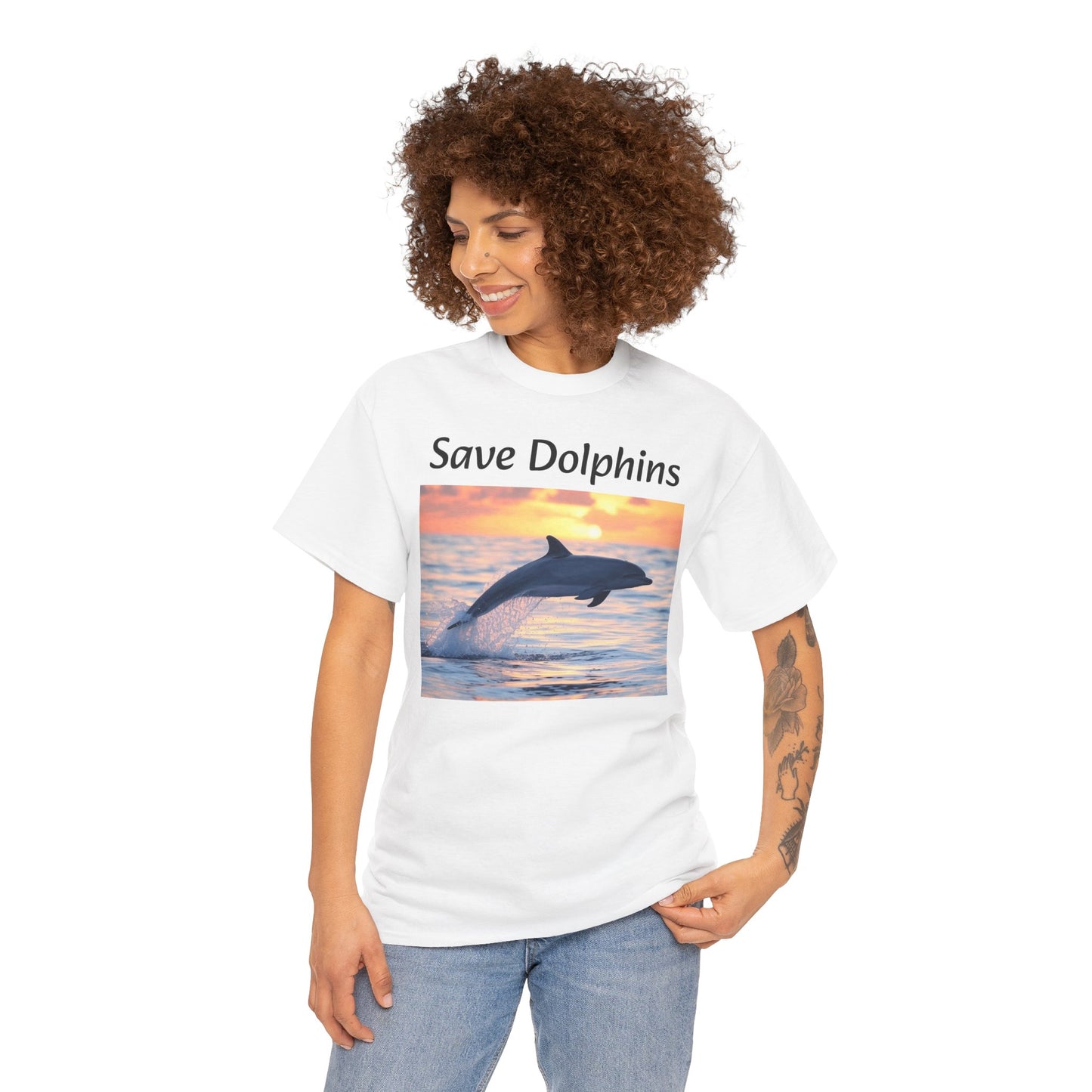 Save Dolphins Awareness T-Shirt (Inspire Your Friends)
