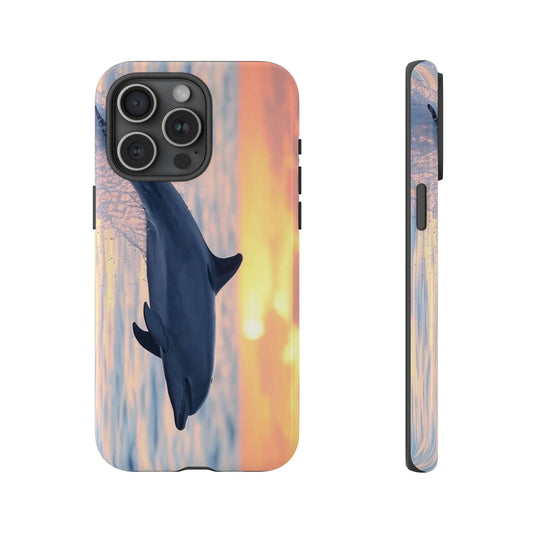 Dolphin Sunset Phone Case